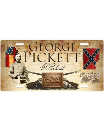 George Pickett car tag